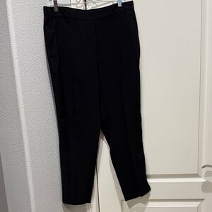 White House Black Market Women's Black Tailored Slim Pull on Pants